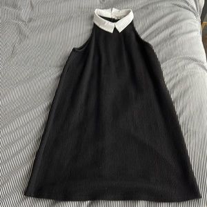 Black and white collared M Zara dress